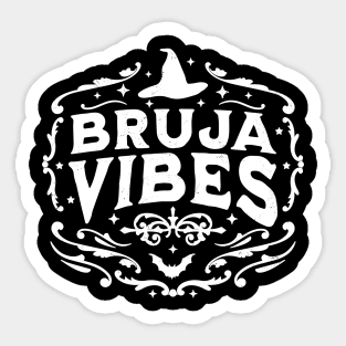 Bruja Vibes Mexican Witch Halloween Witchy Retro Vintage Sticker